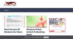 Desktop Screenshot of crocotips.com